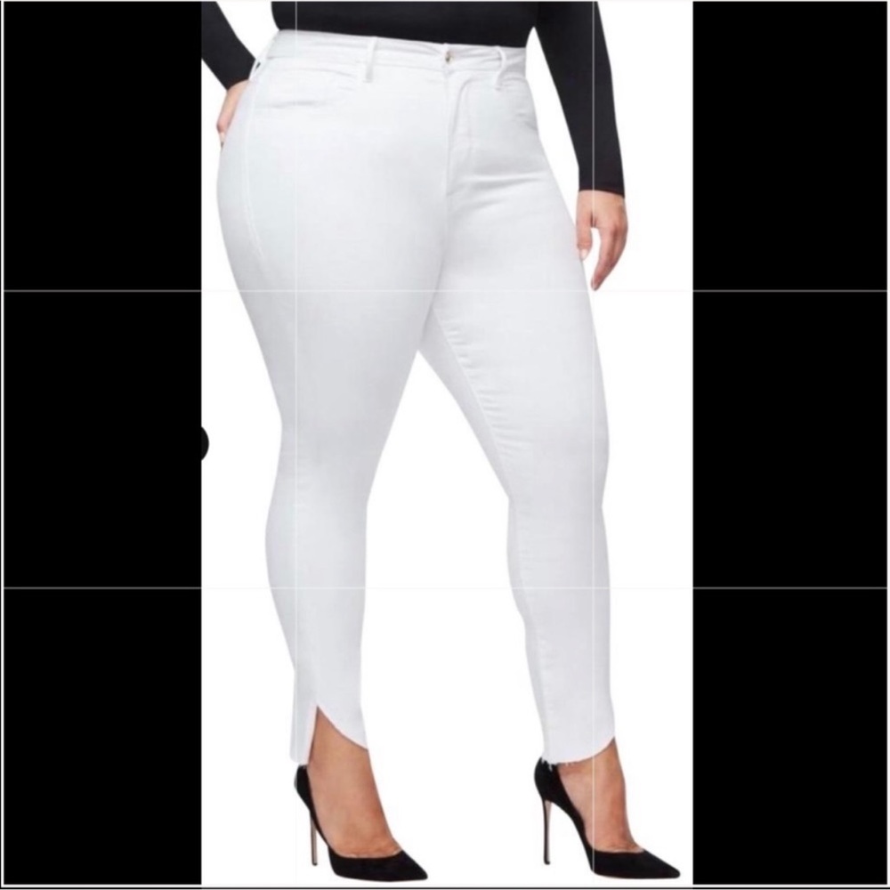 Good American Good Legs White Jeans s 22
